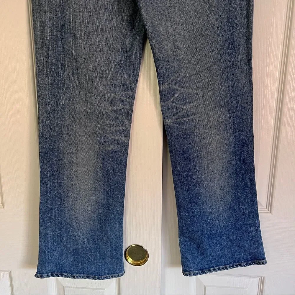 Moussy Vintage Cardino High Waist Flare Leg Jeans Blue US 31 NWT MSRP $350